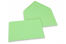 Envelopes de cartões de felicitações coloridos - Verde claro, 162 x 229 mm | Envelopesonline.pt