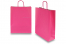 Sacos de papel com alças torcidas - cor-de-rosa brilhante, 320 x 120 x 410 mm, 100 gr | Envelopesonline.pt