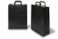 Sacos de papel com alças dobradas - preto, 320 x 140 x 420 mm | Envelopesonline.pt