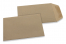 Envelopes de bolso coloridos - kraft castanho, 85 x 125 mm | Envelopesonline.pt