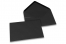 Envelopes de cartões de felicitações coloridos - Preto, 125 x 175 mm | Envelopesonline.pt