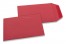 Envelopes de bolso coloridos - vermelho, 85 x 125 mm | Envelopesonline.pt